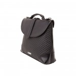 Beau Design Stylish Black Color Imported PU Leather Sling Crossbody Handbag With Adjustable Strap For Women's/Ladies/Girls